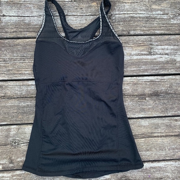 Never Worn NWOT Workout Tank With Mesh Details/Open Back, Xs - Picture 1 of 4